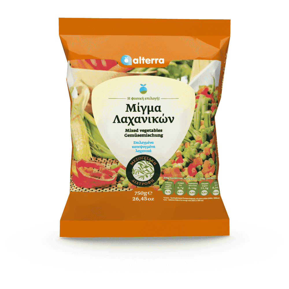 Αλτέρρα Μίγμα Λαχανικών Κατεψυγμένη 750gr
