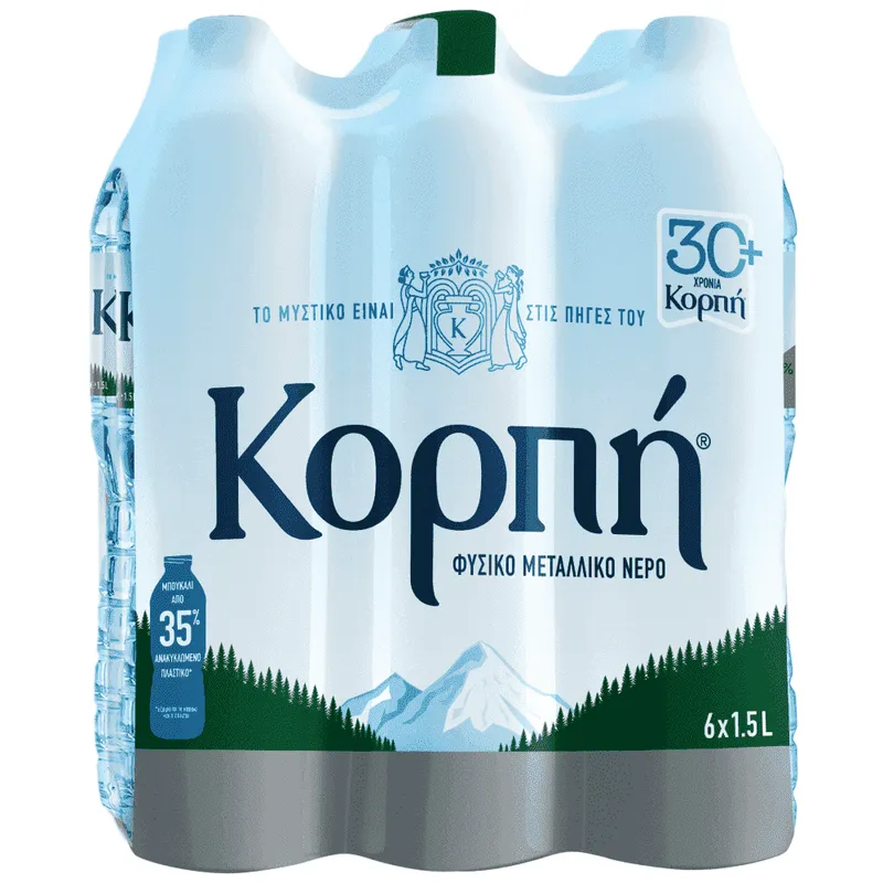 Κορπή Φυσικό Μεταλλικό Νερό 6x1,5lt