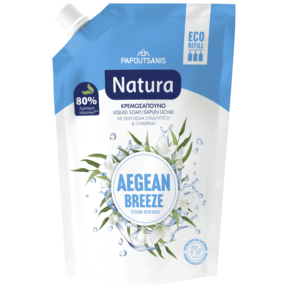 Natura Υγιεινή Προστασίας Κρεμοσάπουνο Ανταλλακτικό 750ml