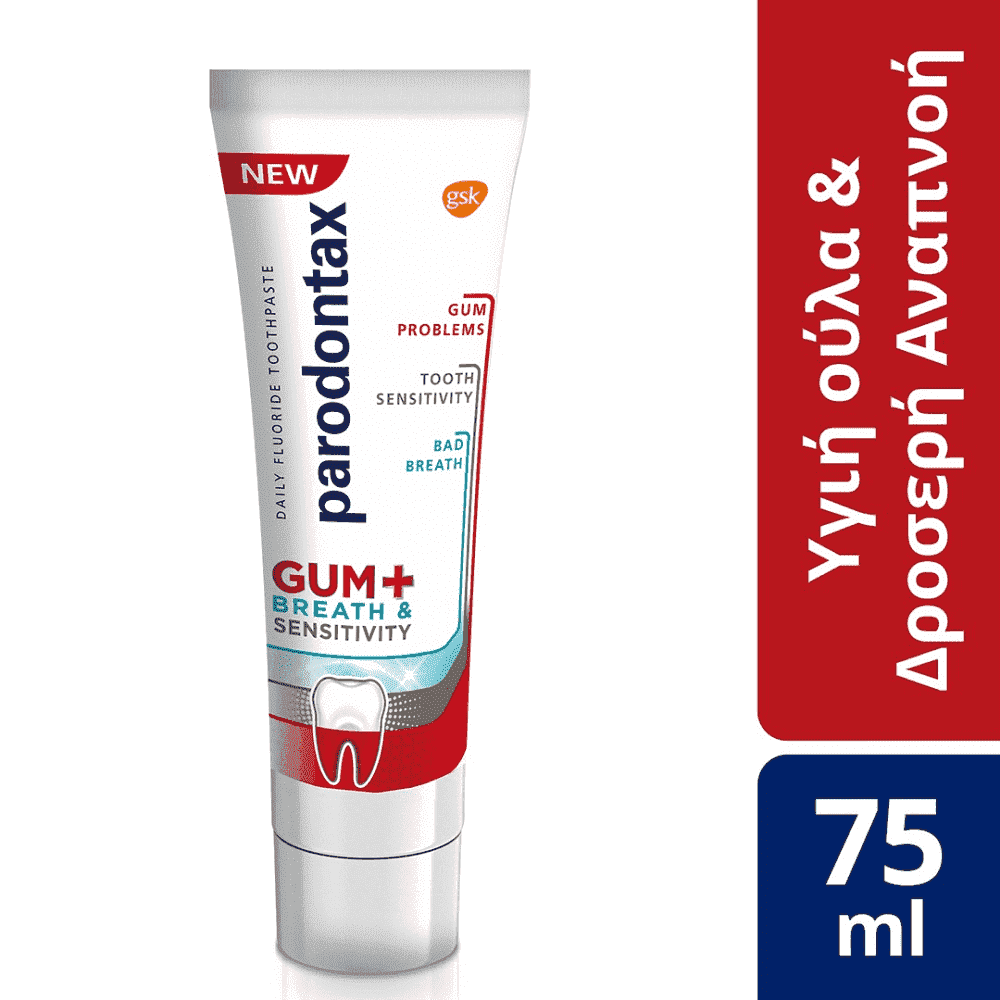 Parodontax Οδοντόκρεμα Gum + Breath Original 75ml