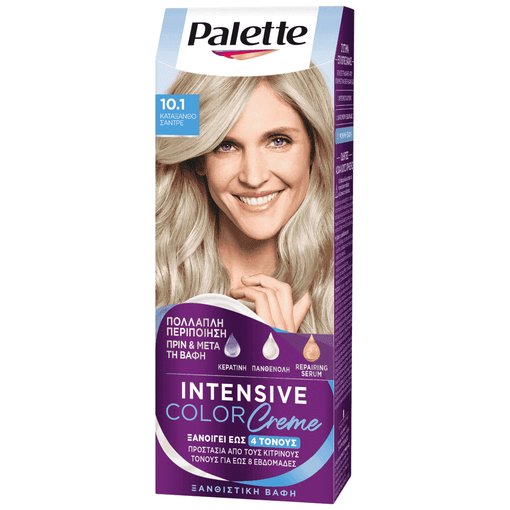 Palette Κρέμα Βαφή Μαλλιών Ν10.1 Κατάξανθο Σαντρέ