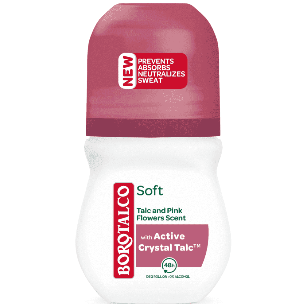 Borotalco Αποσμητικό Σώματος Soft Roll on 12/50 ml