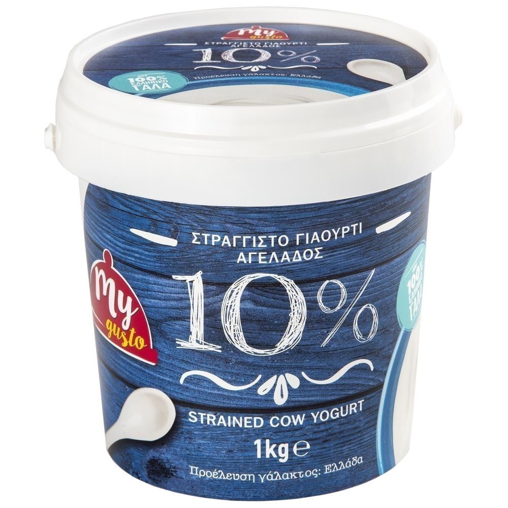 My Gusto Γιαούρτι Στραγγιστό 10% Λιπαρά 1kg