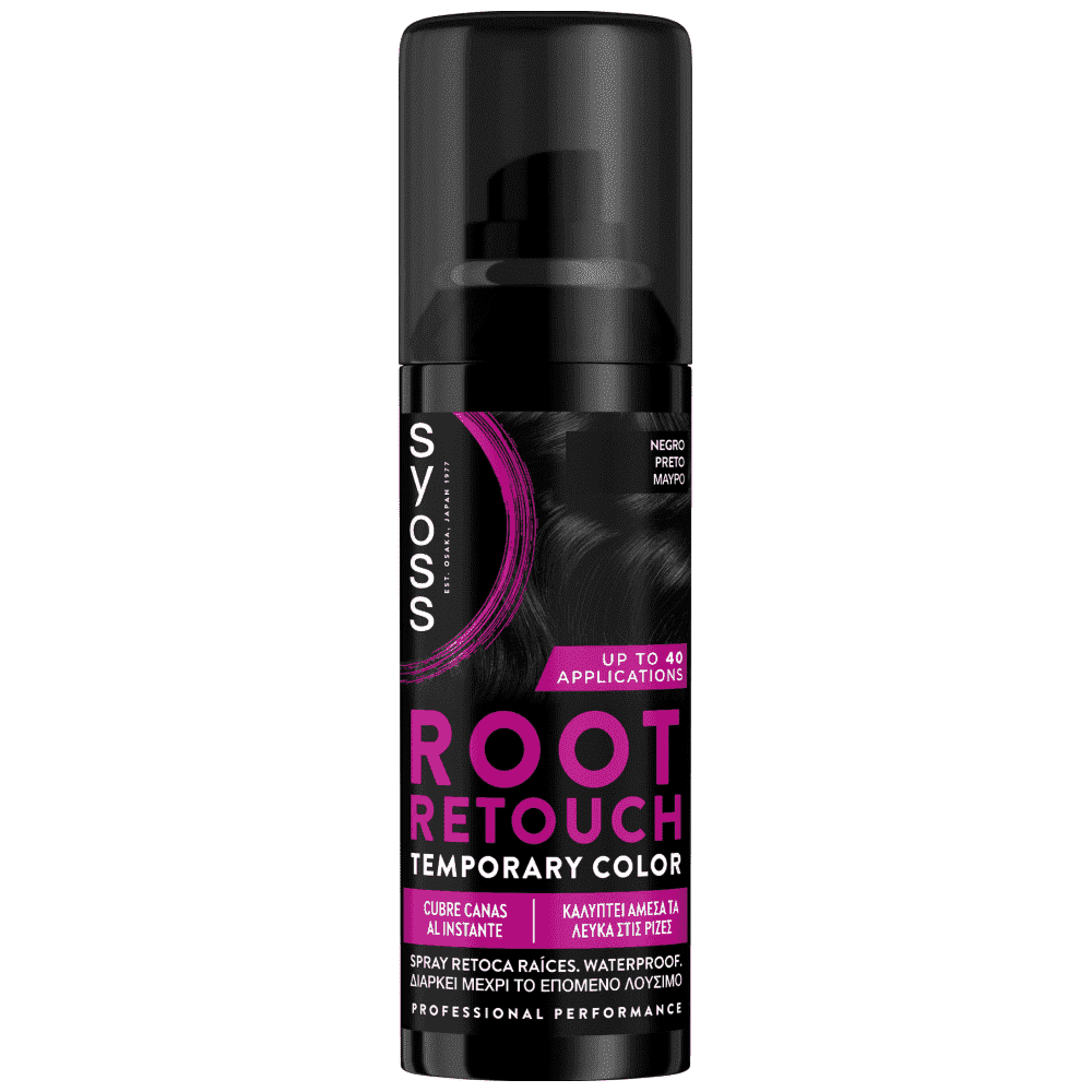 Syoss Root Retouch Μαύρο 120ml