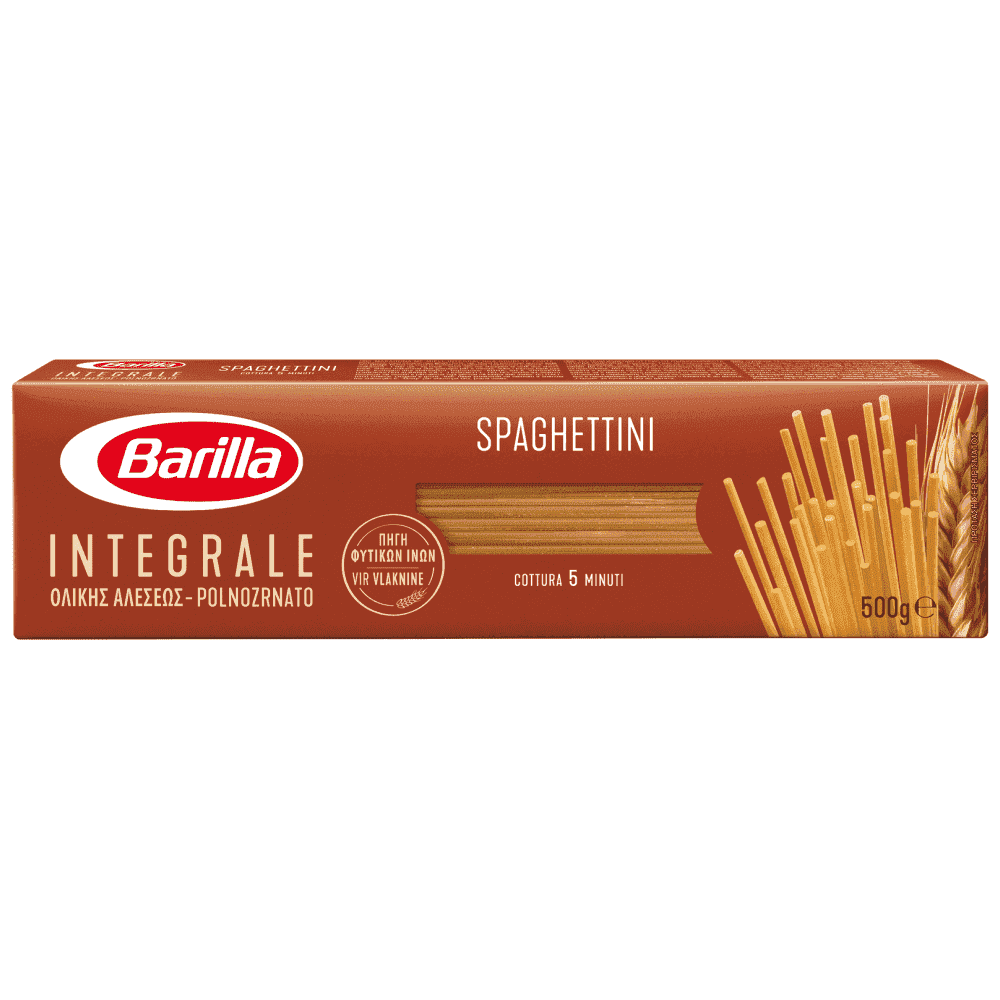 Barilla Ζυμαρικά Spaghetti No3 Integrale 500gr