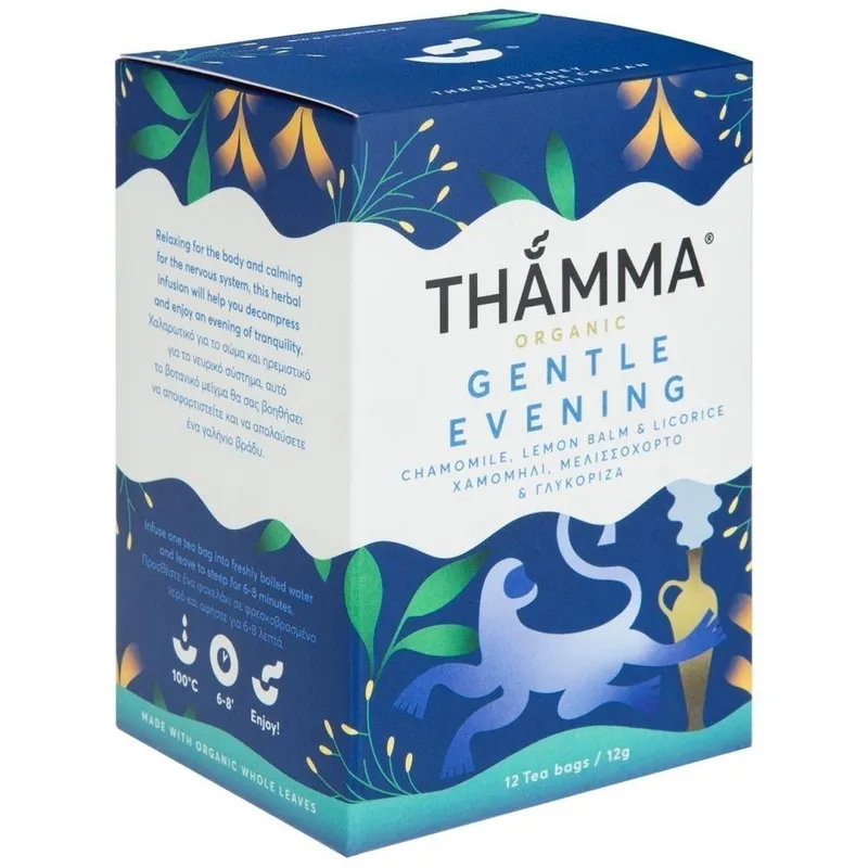 Thamma Gentle Evening Organic 12 Φακελάκια 18gr