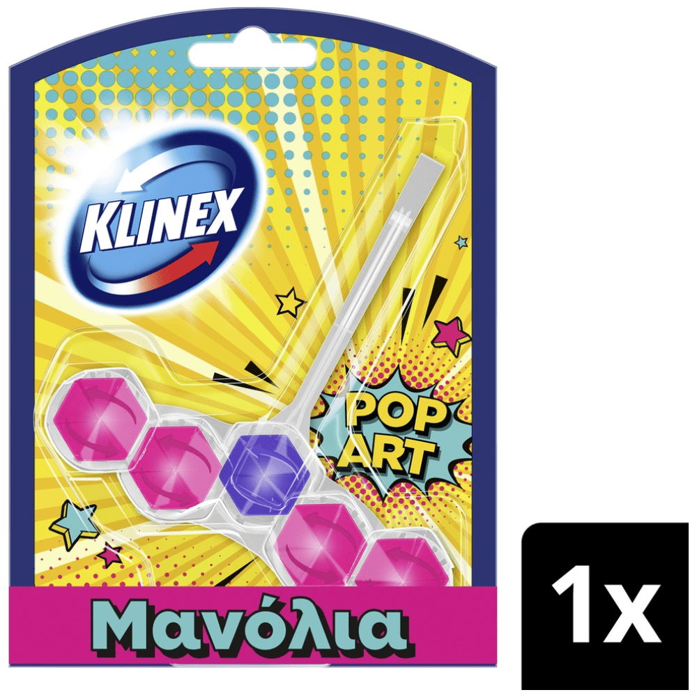 Klinex WC Block Pop Art Μανόλια 50gr