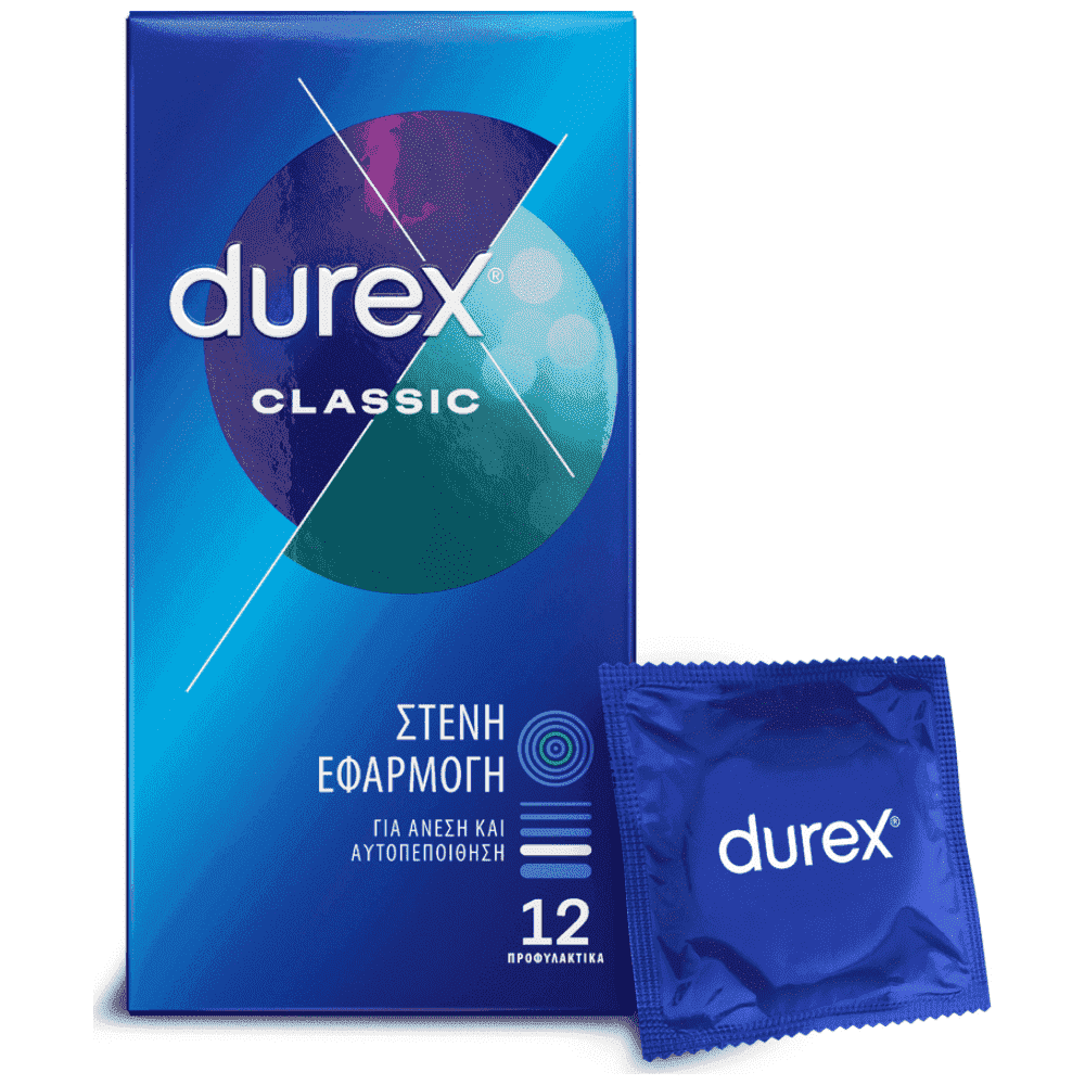 Durex Classic Προφυλακτικά Στενή Εφαρμογή 12τεμ