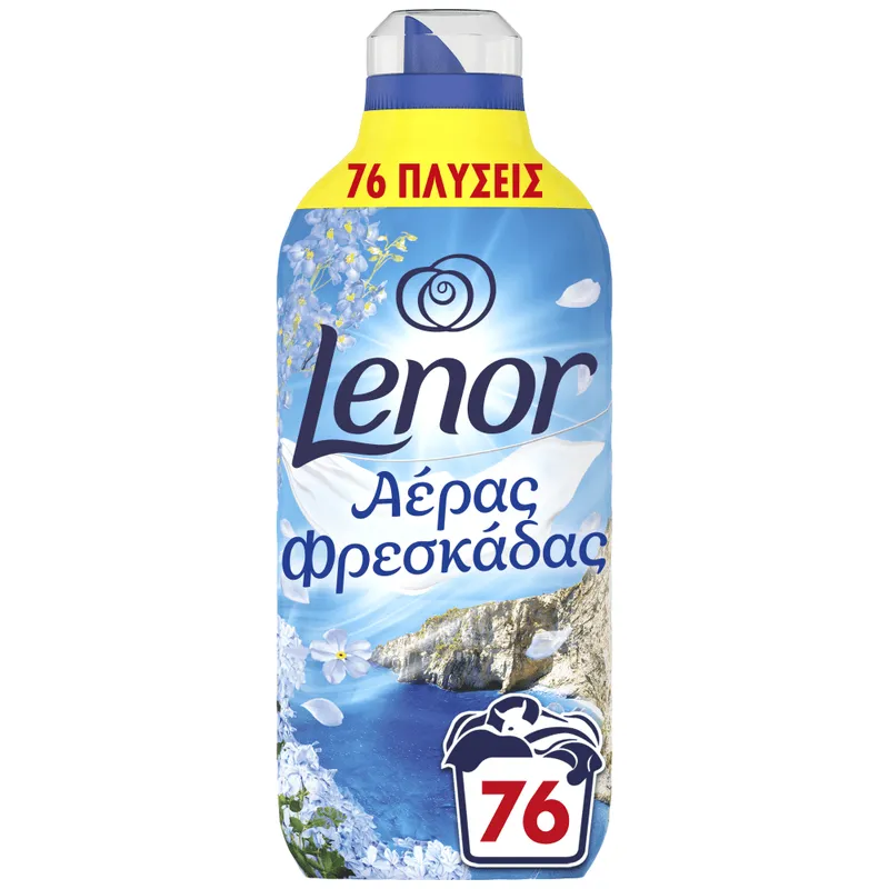 Lenor Μαλακτικό Ρούχων Αέρας Φρεσκάδας 76μεζ 1064ml
