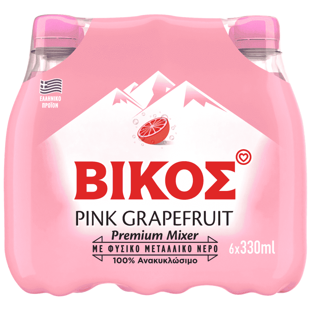 Βίκος Pink Grapefruit 6x330ml