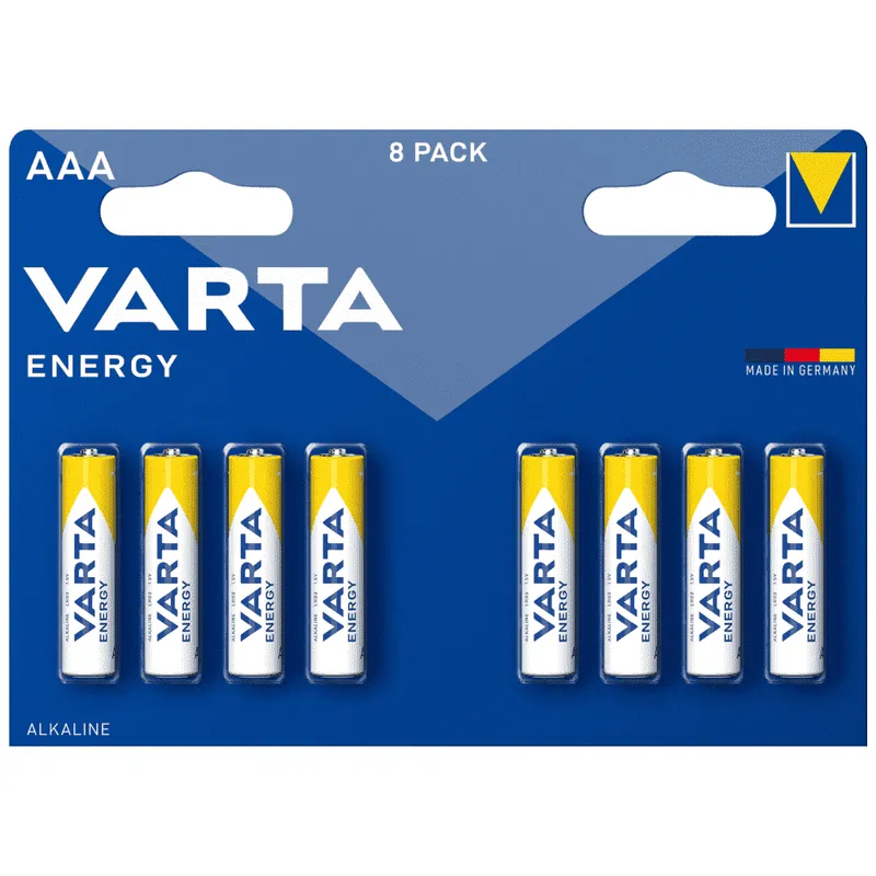 Varta Energy Αλκαλικές Μπαταρίες AAA 8τεμ