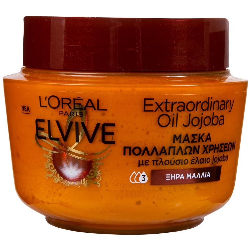 Elvive Extraordinary Jojoba Μάσκα Μαλλιών 300ml