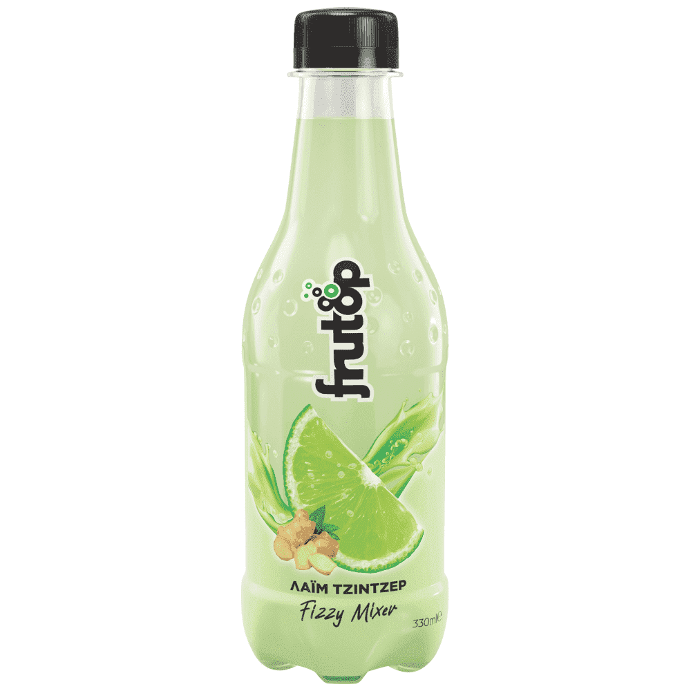Frutop Σόδα Lime Ginger 330ml