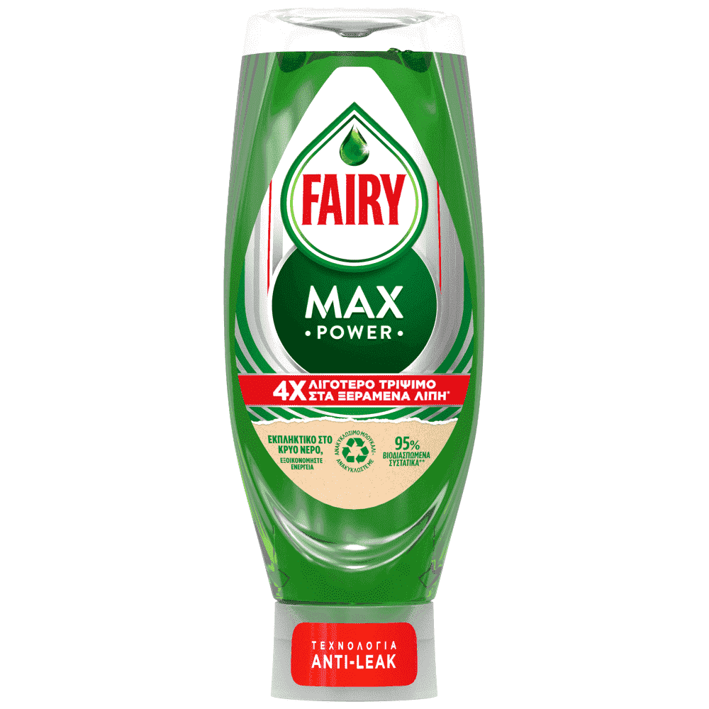Fairy Max Power Υγρό Πιάτων Κανονικό 660ml