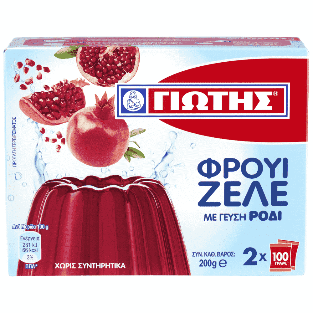 Γιώτης Φρουί Ζελέ Ρόδι 200gr