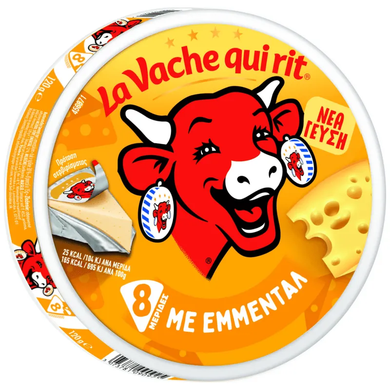 La Vache Qui Rit Emmental Τριγωνάκια T8 120gr