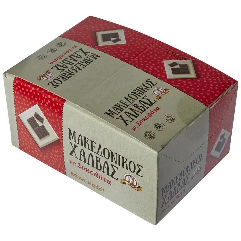 Μακεδονικός Χαλβάς Με Σοκολάτα 16x40gr