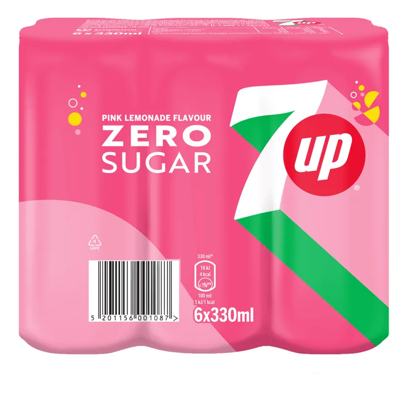 7up Pink Lemonade 6x330ml