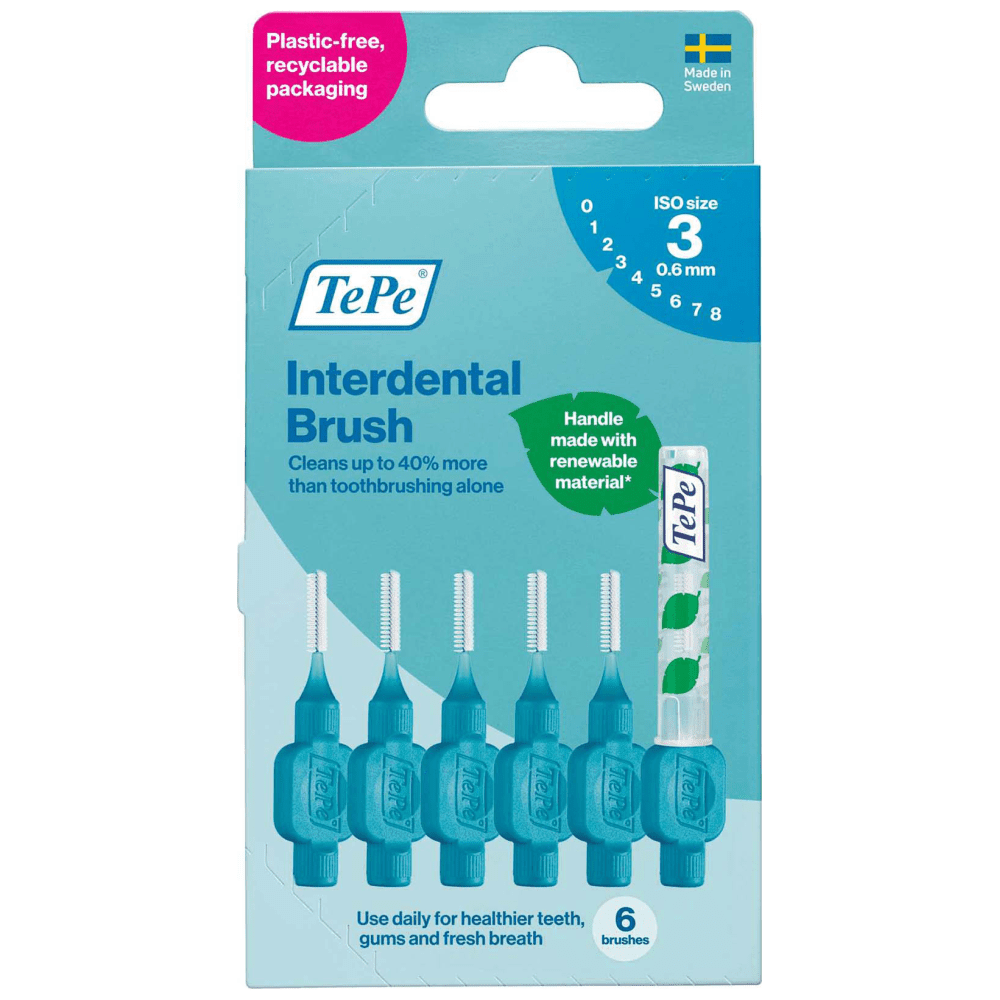Tepe Μεσοδόντιο Βουρτσάκι 0.66mm Blue 6τεμ