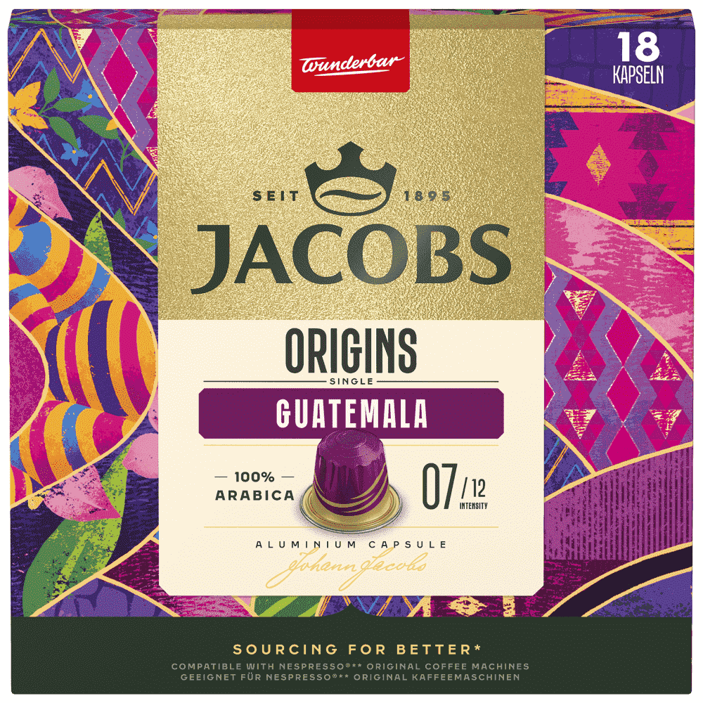 Jacobs Κάψουλες Espresso Origins Quatem 18τεμ 93gr