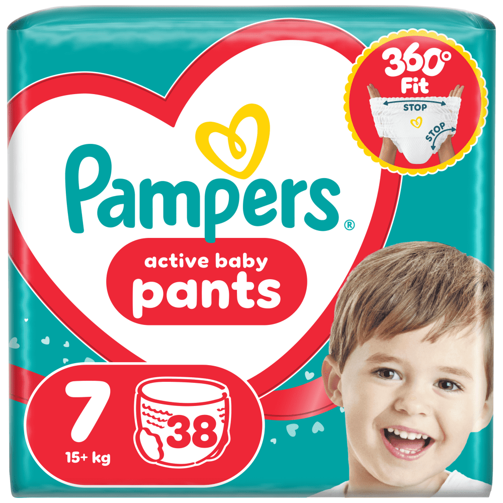 Pampers Πάνες Pants Jumbo Pack (38 Τεμ.) Nο 7