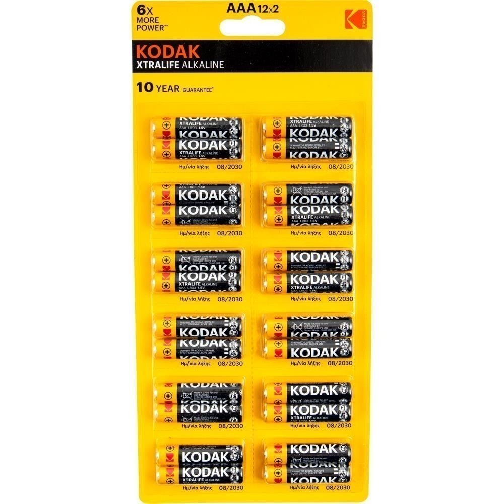 Kodak Xtralife Μπαταρία Αλκαλική ΑΑΑ 24τεμ