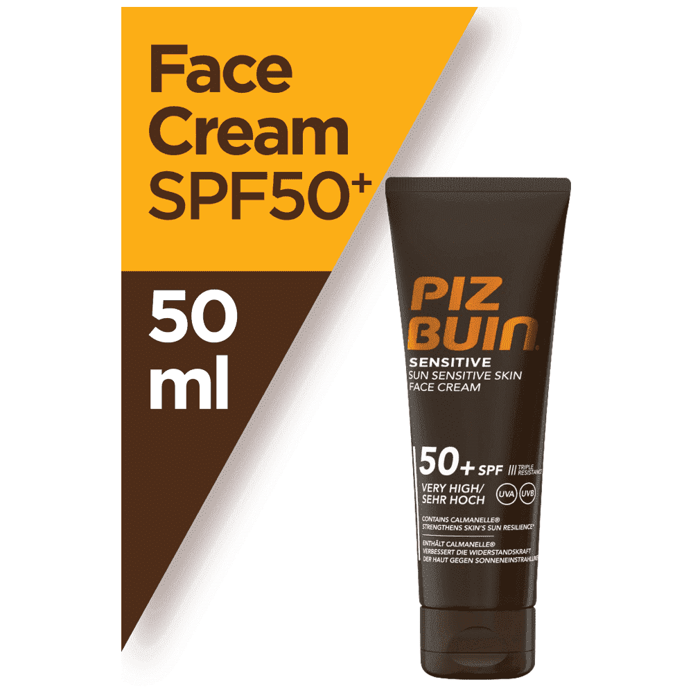 Piz Buin Κρέμα Προσώπου Sensitive SPF50+ 50ml
