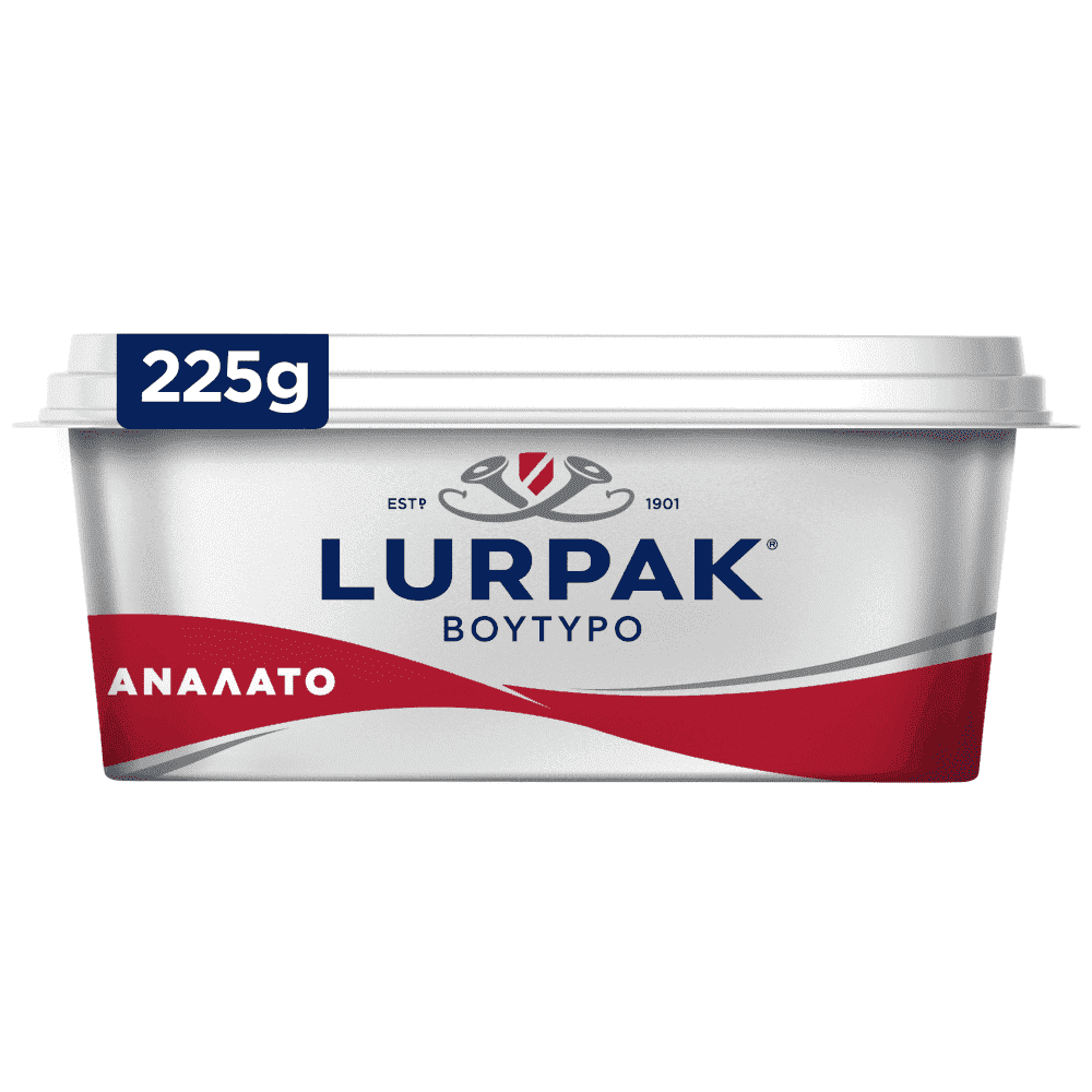 Lurpak Βούτυρο Ανάλατο Σκαφάκι 225gr