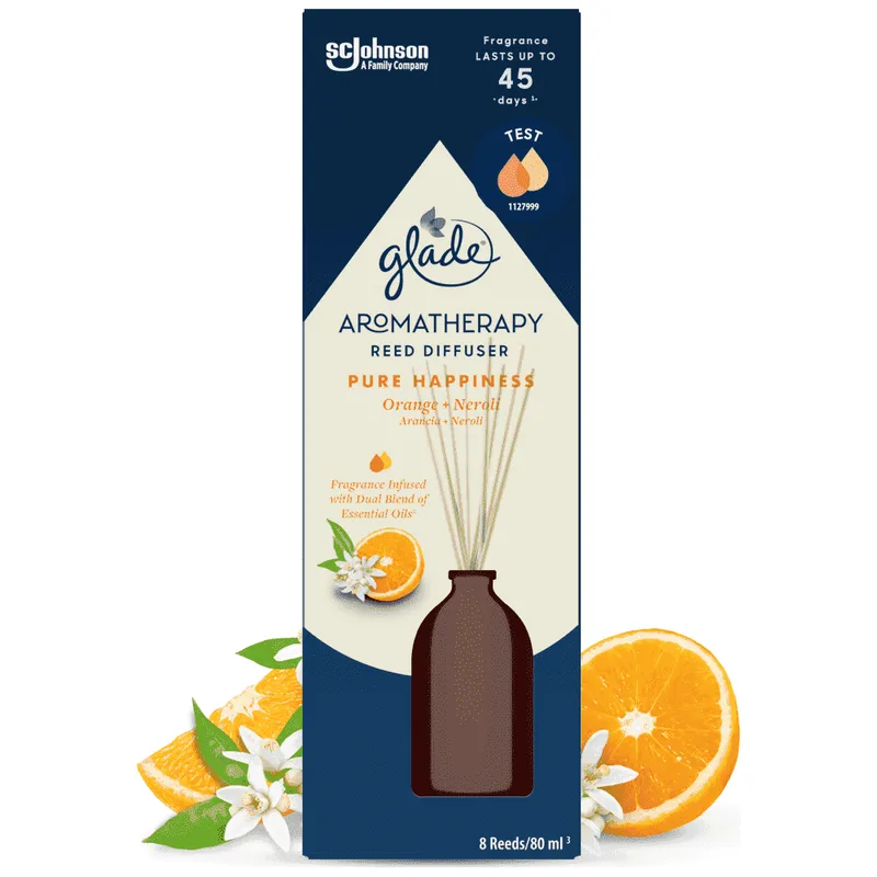 Glade Aromatherapy Diffuser Αρωματικό Stick Pure Happiness 80ml