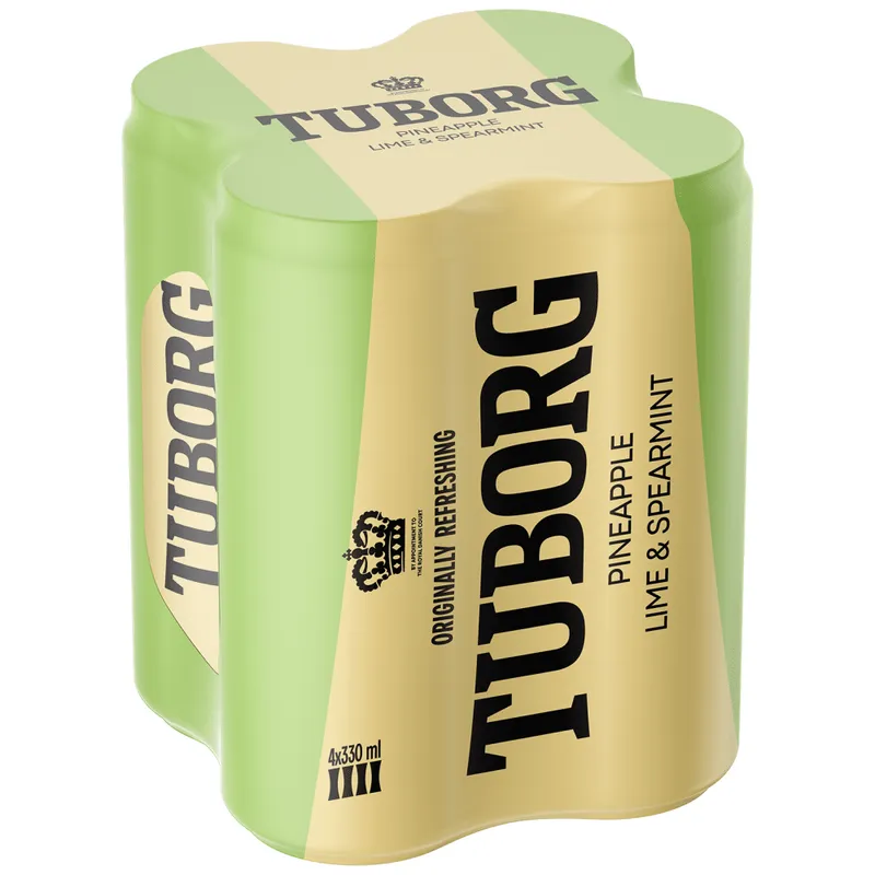 Tuborg Ανανάς - Λαιμ - Δυόσμος 4 x 330ml