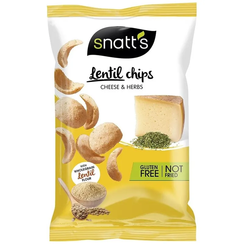 SN Chips Φακής Με Γεύση Τυρί & Μυρωδικά 85gr