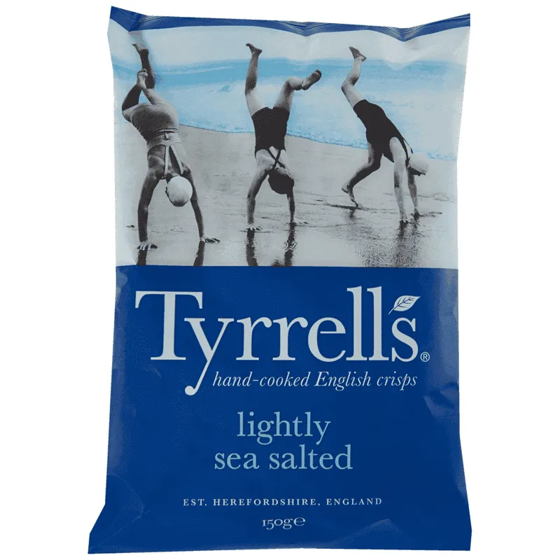 Tyrrell's Lightly Sea Salted 150gr