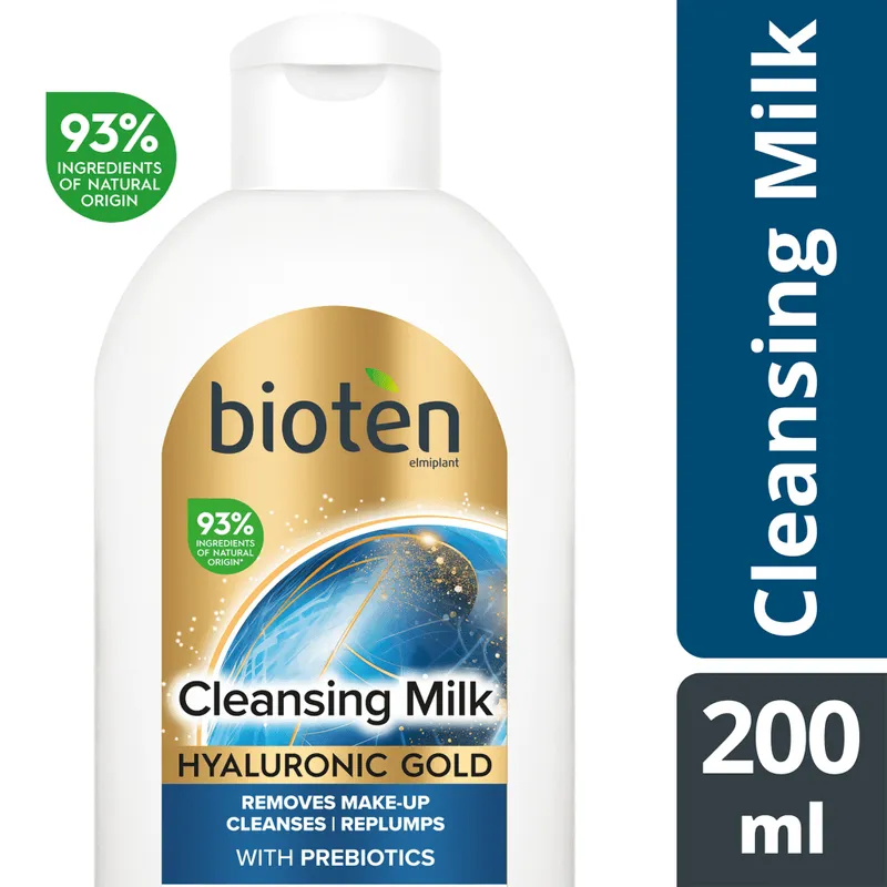 Bioten Γαλάκτωμα Καθαρισμού Hyaluronic Gold 200ml