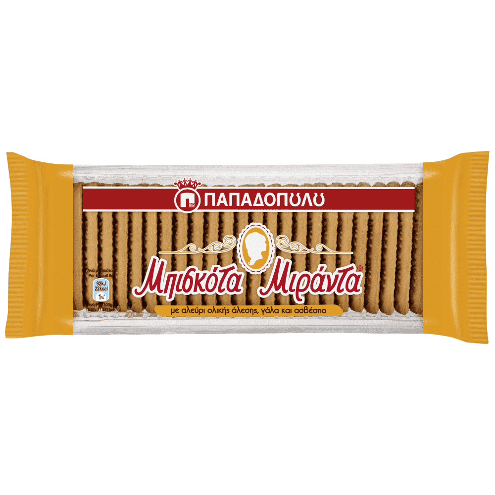Παπαδοπούλου Μπισκότα Μιράντα Ολικής 270gr