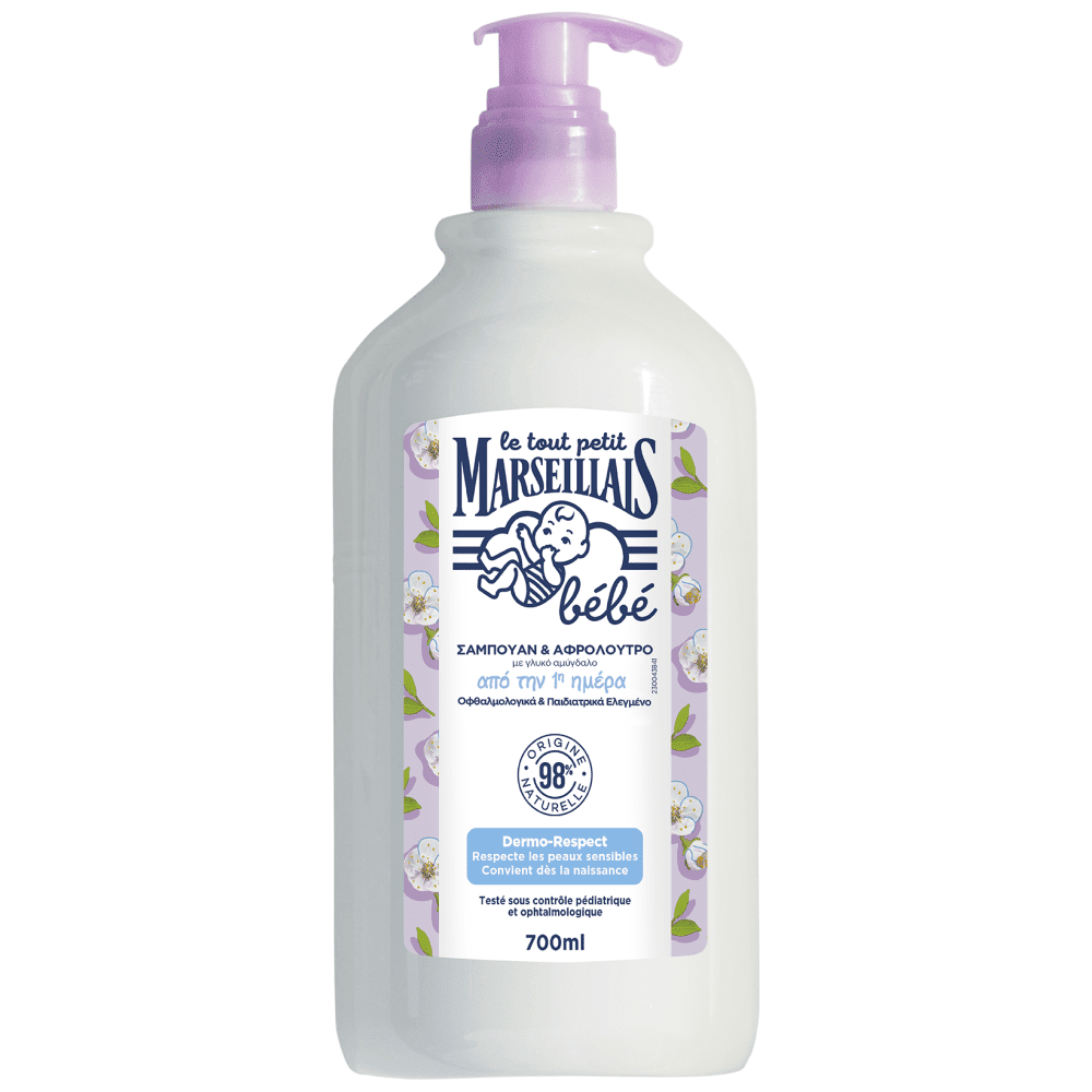 Le Petit Marsellais Σαμπουάν & Αφρόλουτρο 2 σε 1 Αμύγδαλο 700ml