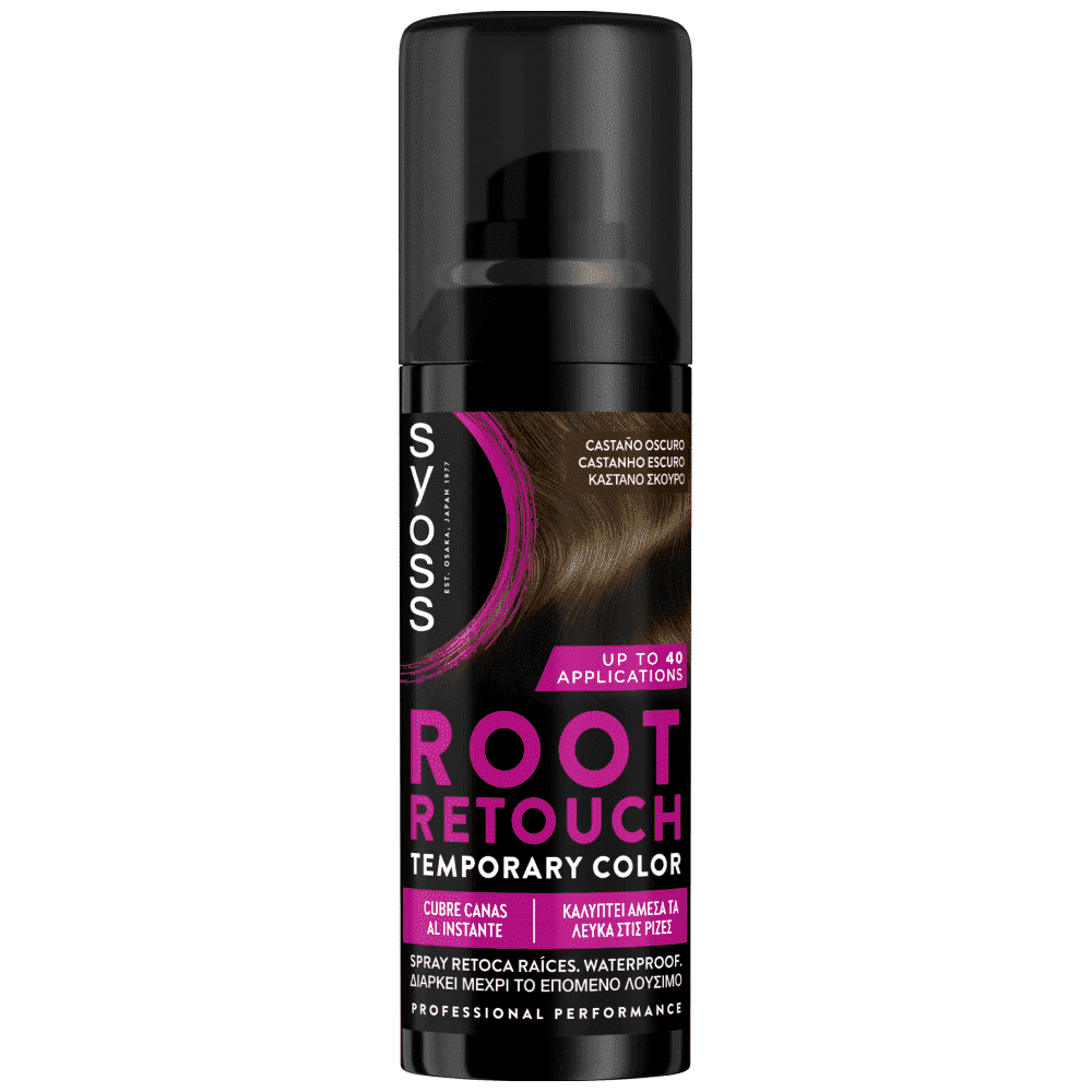 Syoss Root Retouch Καστανά Σκούρο 120ml