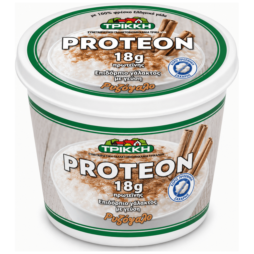 Τρίκκη Proteon Επιδόρπιο Γάλακτος Ρυζόγαλο 210gr