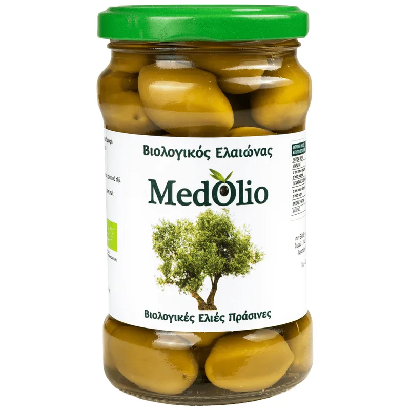 Medolio Βιολογικός Ελαιώνας Ελιές Πράσινες 300gr