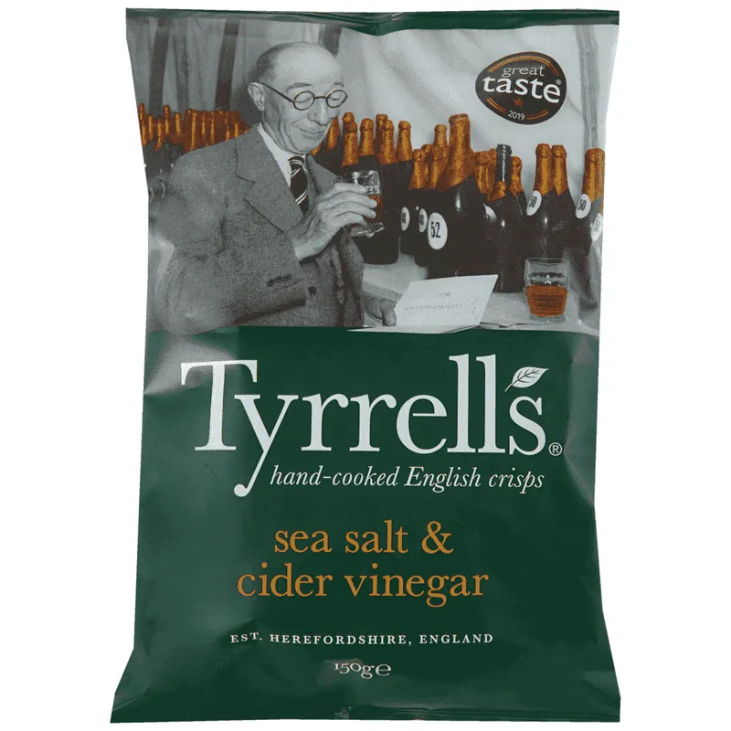 Tyrrell's Cider Vinegar & sea salt 150gr