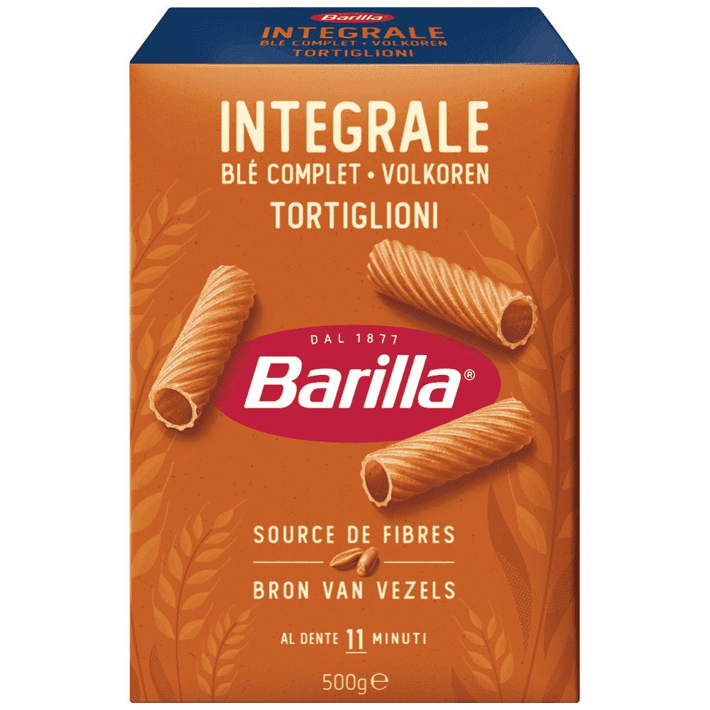 Barilla Intergrale Tortiglioni Ολικής Άλεσης 500gr