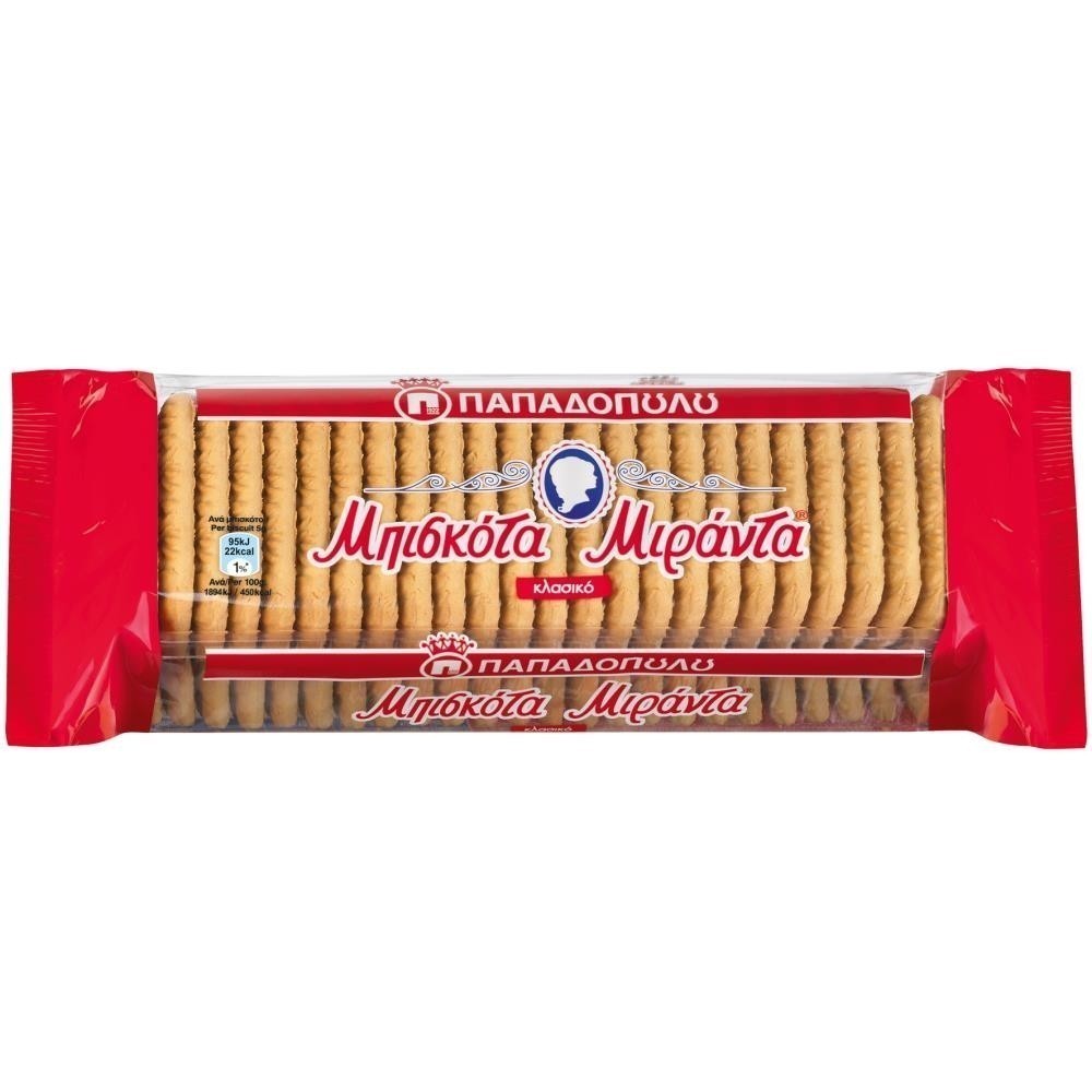 Παπαδοπούλου Μπισκότα Μιράντα 250gr