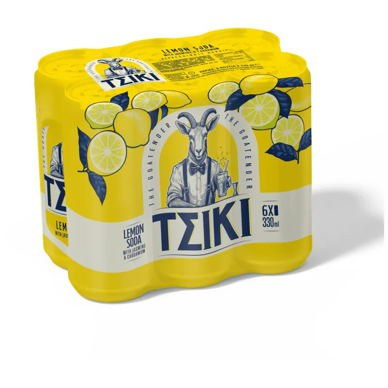 Τσίκι Σόδα Λεμόνι 6x330ml