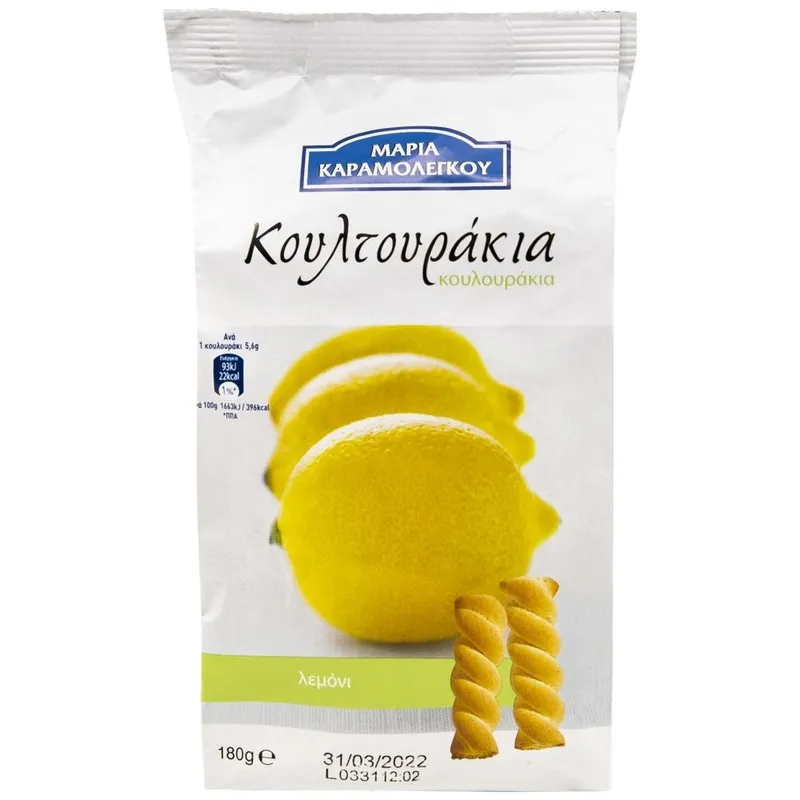 Κουλτουράκι Λεμόνι 180gr