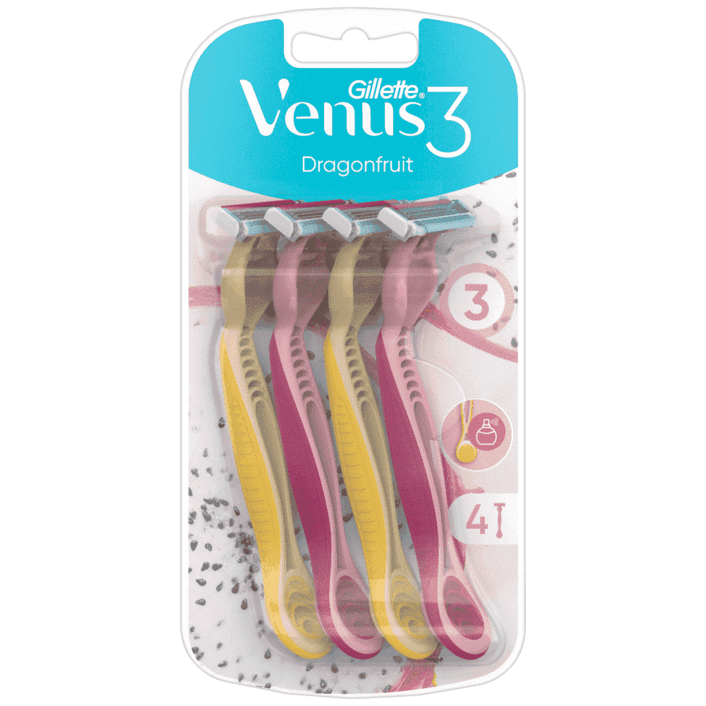 Gillette Venus Dragonfruit Ξυριστική Μιας Χρήσης 4τεμ