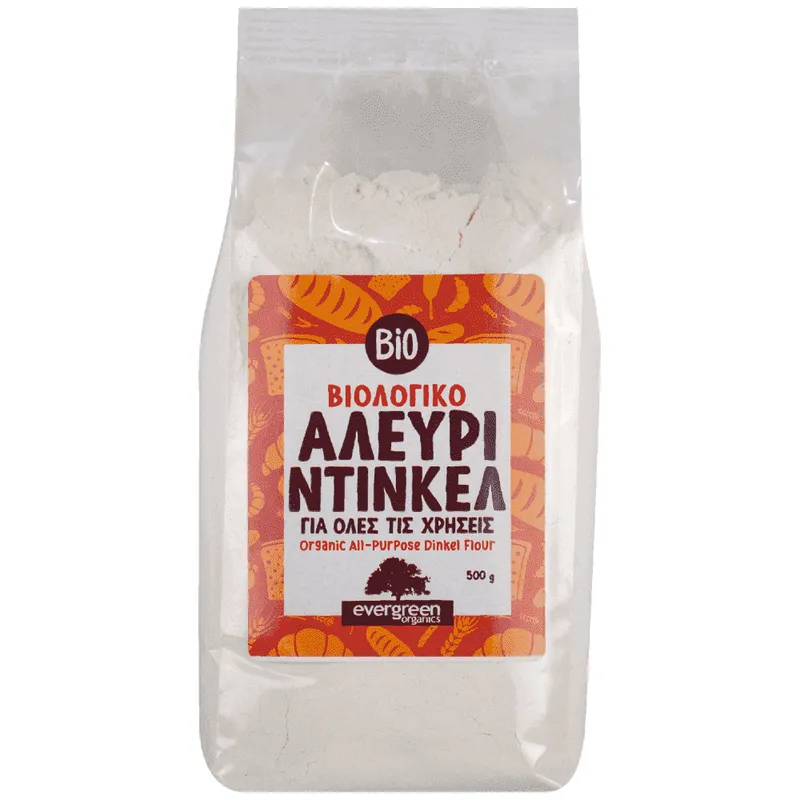 Evergreen Αλεύρι Dinkel Για Όλες Τις Χρήσεις Βio 500g