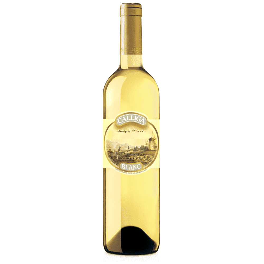 Calliga Blanc Λευκός Ημίξηρος Οίνος Demi Sec 750ml