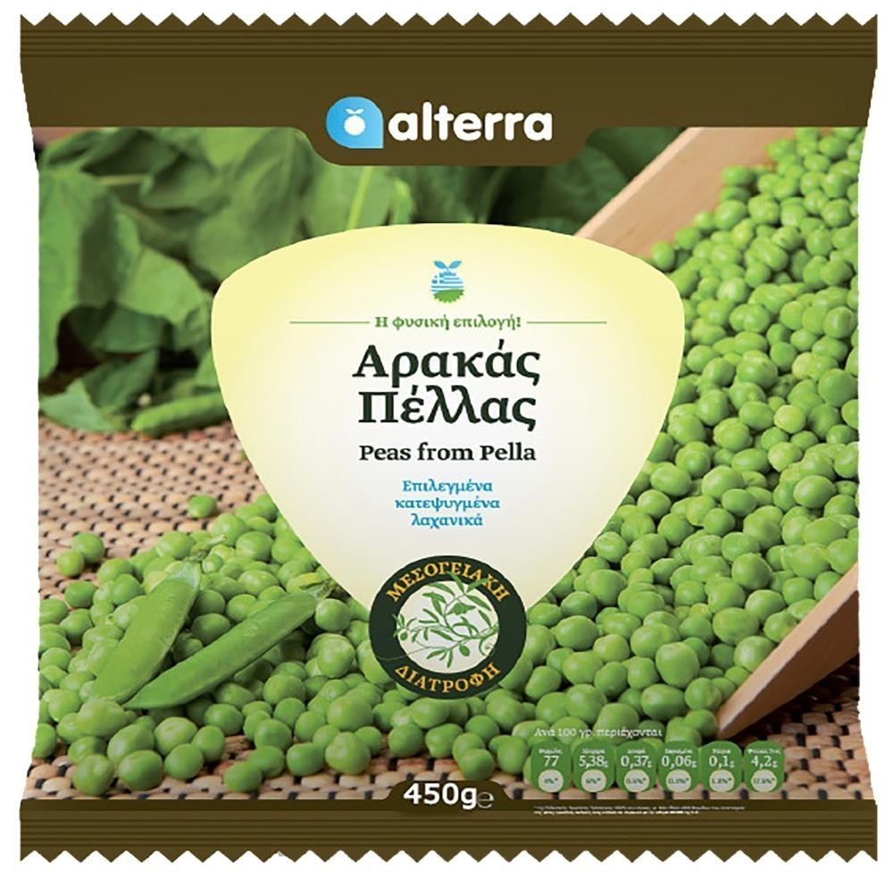 Alterra Αρακάς Πέλλας Κατεψυγμένος 450gr