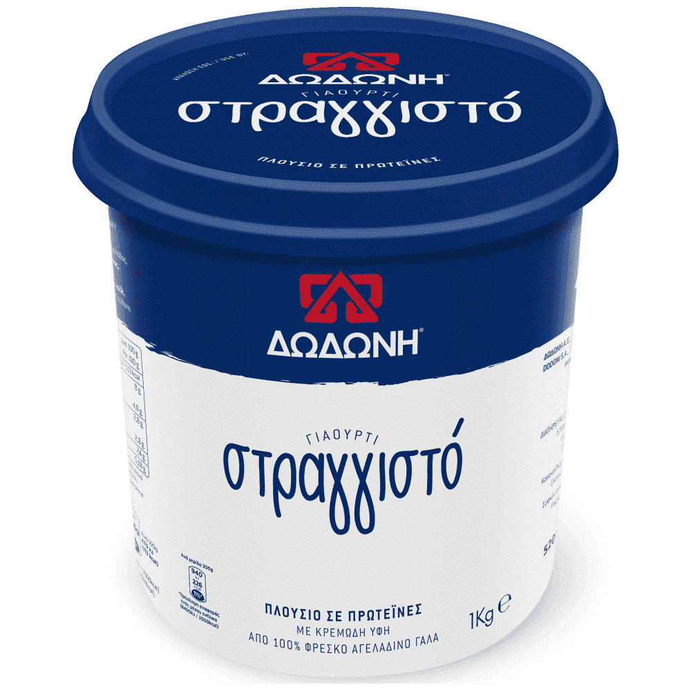 Δωδώνη Γιαούρτι Κλασικό 8% Λιπαρά Πλαστικό Δοχείο 1kg