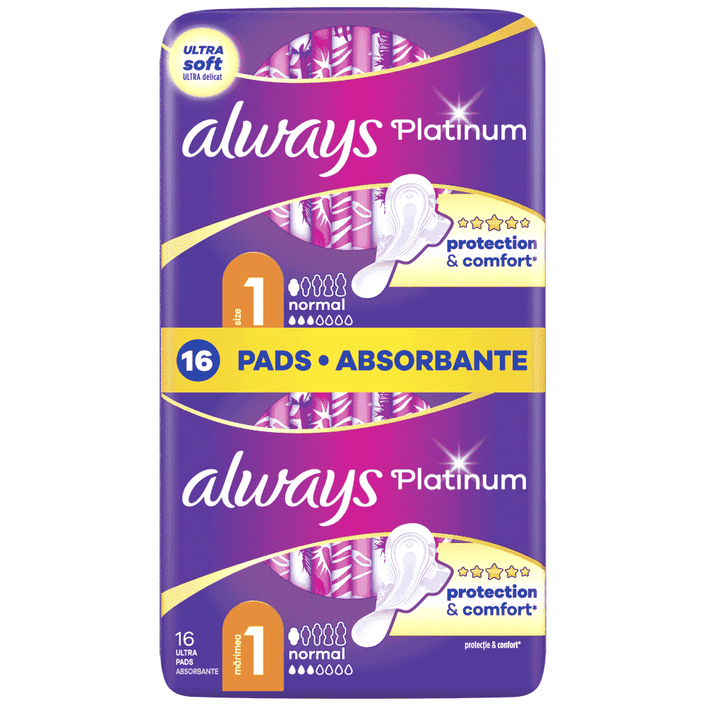 Always Platinum Ultra Normal Plus No1 Με Φτερά 16τεμ