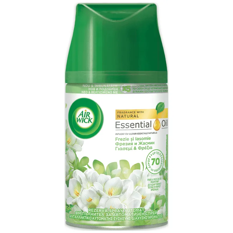 Airwick Freshmatic Ανταλλακτικό Αποσμητικό Χώρου Freesia & Jasmine 250ml